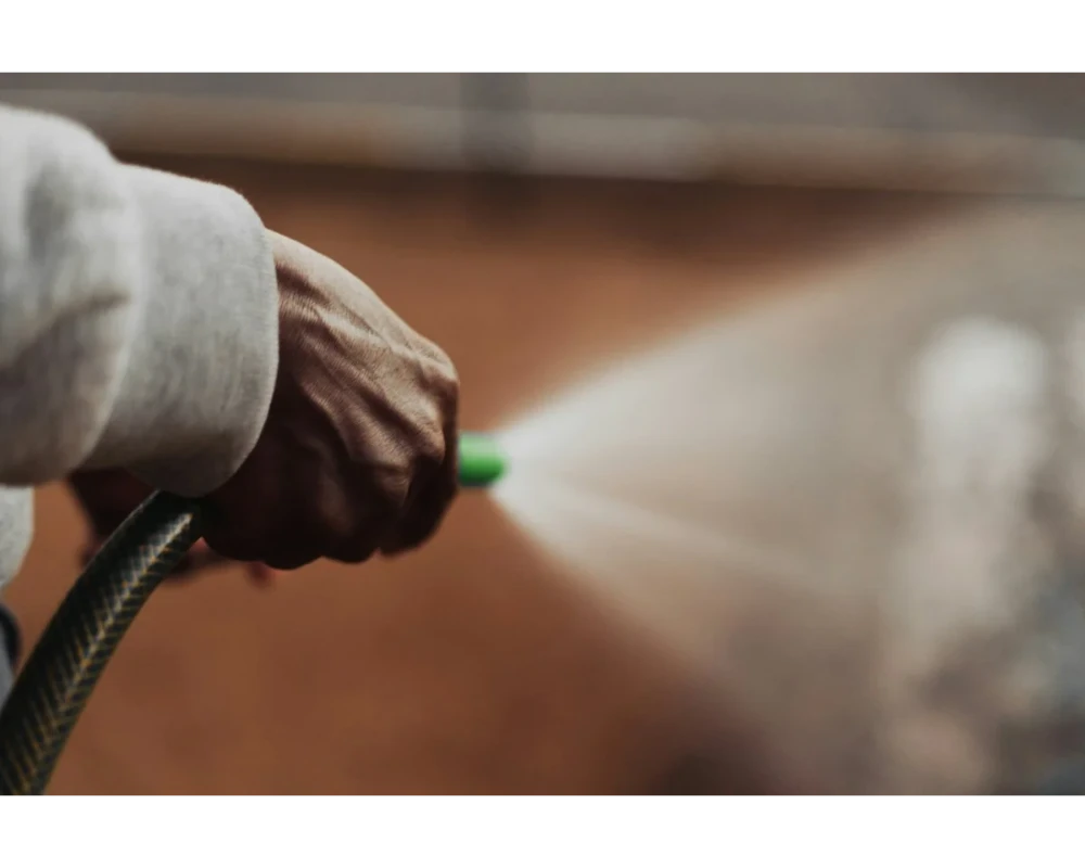 Controlled spray, planned runoff