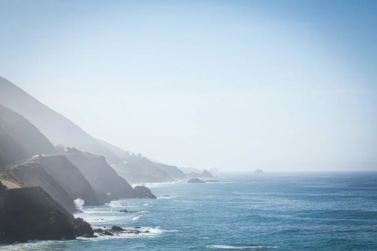 Marine layer on the Santa Cruz coast