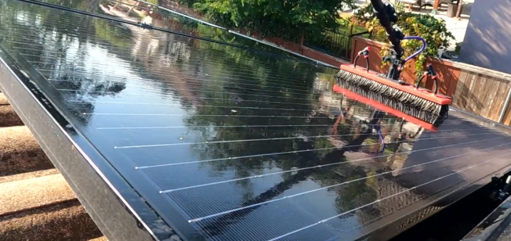 Solar panel cleaning in santa cruz